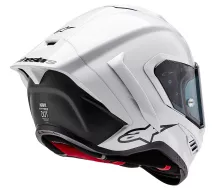 Alpinestars 820 0124 2170 Supertech R10 Solid white glossy/black matt helmet vel. L