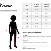 Thor 2903 - 2635 Youth Ridemode Menace kalhoty red vel.22