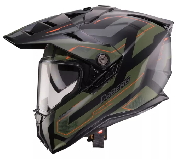 Caberg Tanami Ranger matt black/military green/orange vel.S