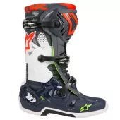 Buty crossowe Alpinestars Tech 10 szaro/niebieski/czerwony