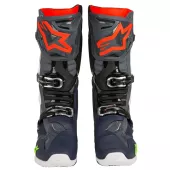 Buty crossowe Alpinestars Tech 10 szaro/niebieski/czerwony