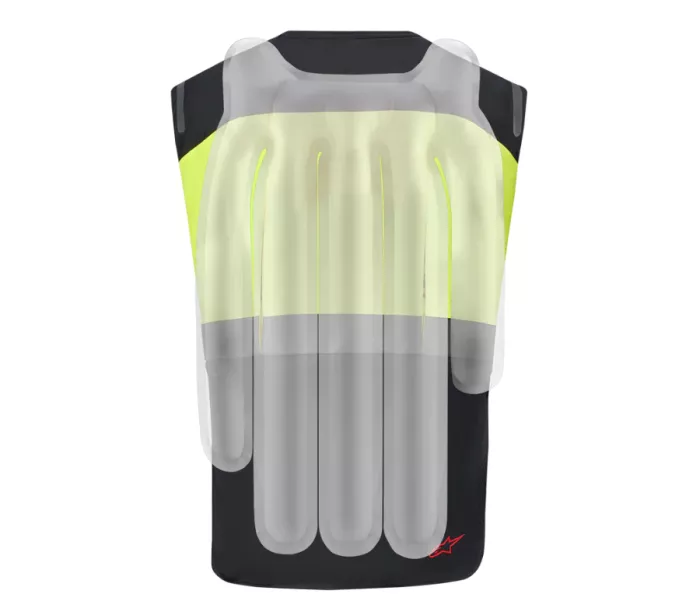 Alpinestars Tech-Air 3 V2 black/yellow fluo vel. 3XL