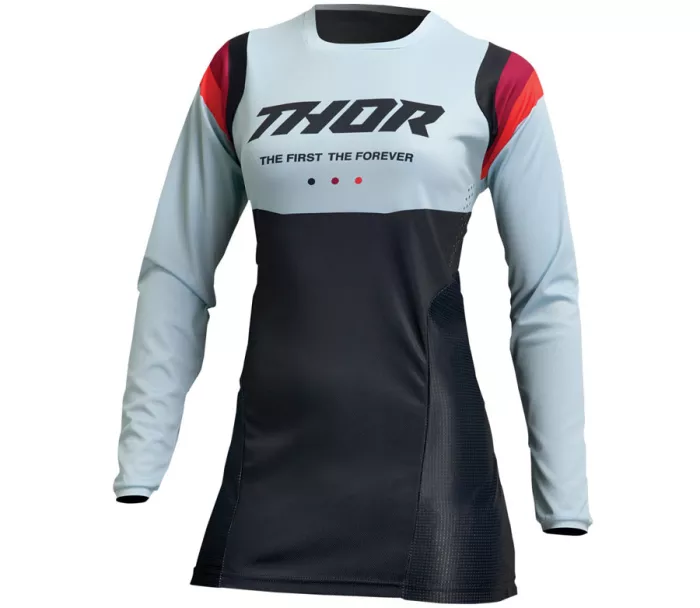 Damska koszulka motocrossowa Thor Pulse Rev czarno-miętowa
