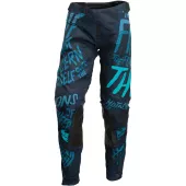 Damskie spodnie motocrossowe Thor Pulse Counting sheep aqua rozmiar 7/8
