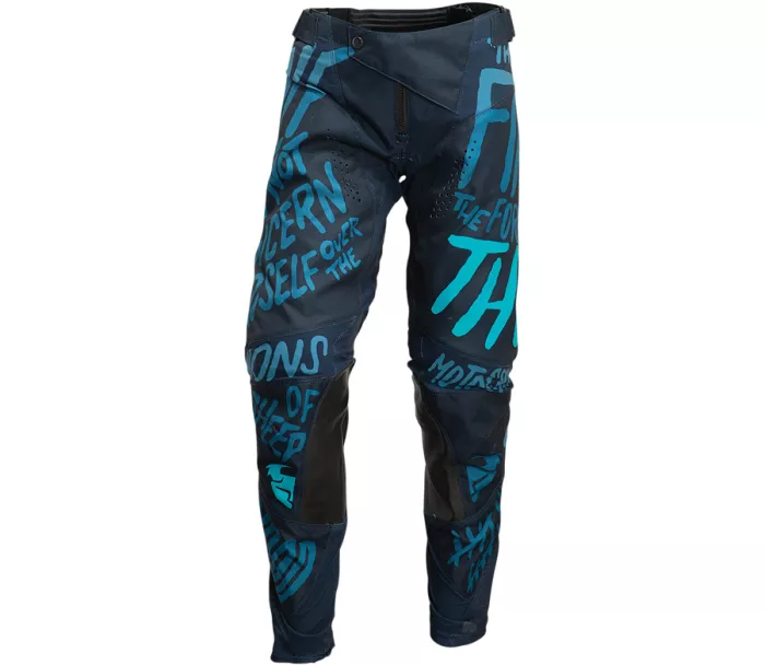 Damskie spodnie motocrossowe Thor Pulse Counting sheep aqua rozmiar 7/8