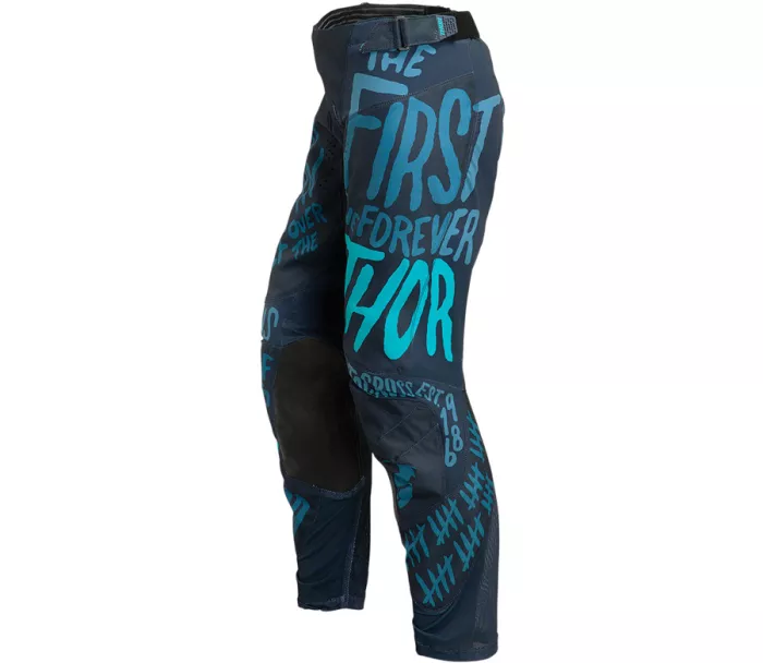 Damskie spodnie motocrossowe Thor Pulse Counting sheep aqua rozmiar 7/8