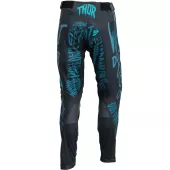Damskie spodnie motocrossowe Thor Pulse Counting sheep aqua rozmiar 7/8