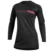 Damska koszulka Thor Sector Minimal black/fluo pink rozmiar M