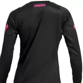 Damska koszulka Thor Sector Minimal black/fluo pink rozmiar M