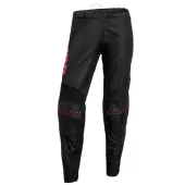 Spodnie motocrossowe damskie Thor Sector Minimal black/flo pink
