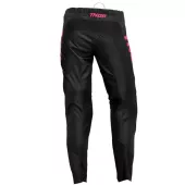 Spodnie motocrossowe damskie Thor Sector Minimal black/flo pink