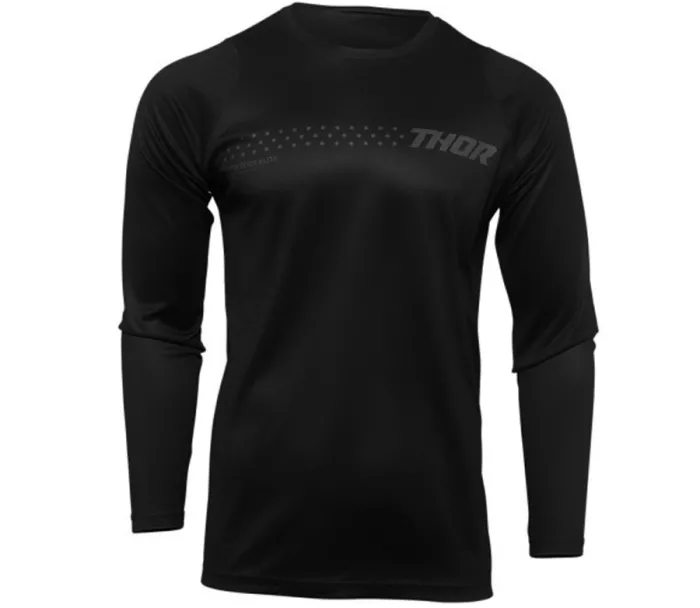 Koszulka motocrossowa Thor Sector Minimal czarna rozmiar L
