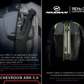 Kurtka motocyklowa Nazran Thron Tech-Air czarna / szara / fluo