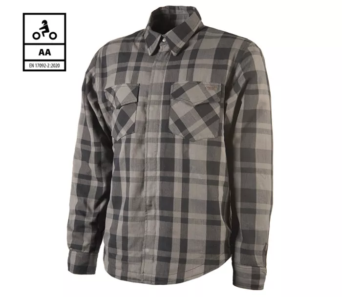 Koszula Kevlar do motocykla Trilobite Timber 2.0 szara rozmiar 3XL