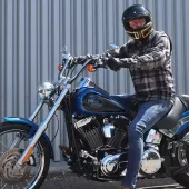 Koszula Kevlar do motocykla Trilobite 1971 Timber 2.0 szara rozmiar XL