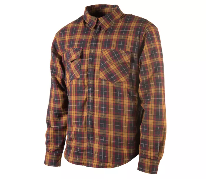 Koszula kevlarowa motocyklowa Trilobite Timber 2.0 pomarańczowa rozmiar 4XL