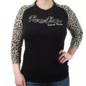 T-shirt damski Rusty Pistons RPTSW40 Nocatee T-shirt rękaw 3/4 czarno-żółty rozmiar L