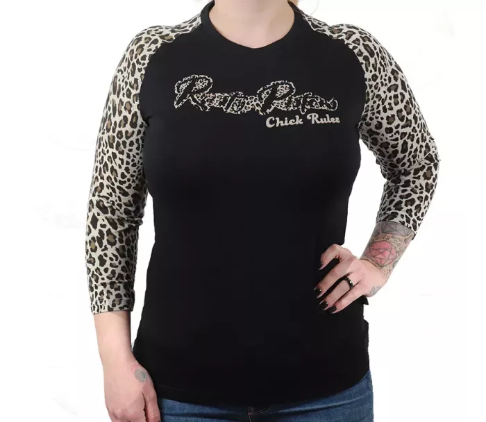 T-shirt damski Rusty Pistons RPTSW40 Nocatee T-shirt rękaw 3/4 czarno-żółty rozmiar L