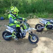 Koszulka dziecięca XRC MX Pablo Koszulka młodzieżowa fluo/grey
