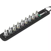 WERA Socket belt with 1/4" drive Torx® socket bits
