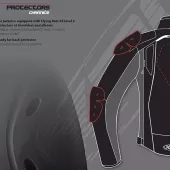 Kurtka motocyklowa XRC Totter 2.0 WTP men sport jacket black