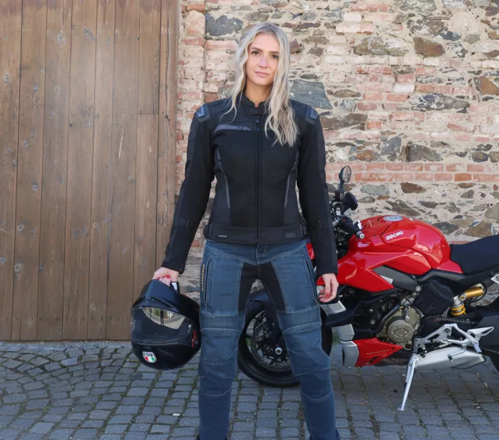 Kurtka damska XRC TOURER AIR HLT Tech Air ready black/grey