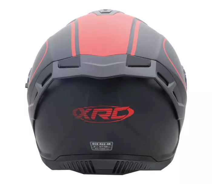 Kask motocyklowy XRC TRCK red/blk