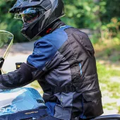 Kurtka motocyklowa Trilobite Rideknow Tech-Air czarna / granatowa / szara