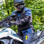 Kurtka motocyklowa Trilobite Rideknow Tech-Air czarna / granatowa / szara