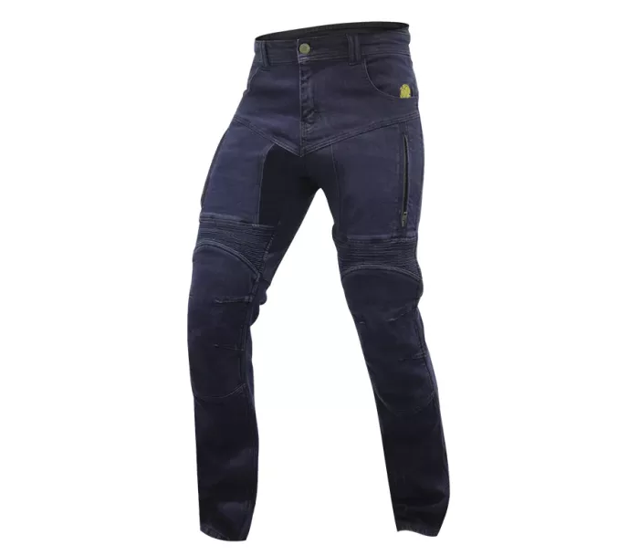 Kevlarové džíny na motorku Trilobite Parado dark blue SLIM Prodloužená verze vel. 32