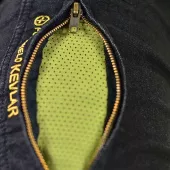 Damskie jeansy motocyklowe Kevlar Trilobite Parado slim fit czarne poziom 2 rozmiar 34