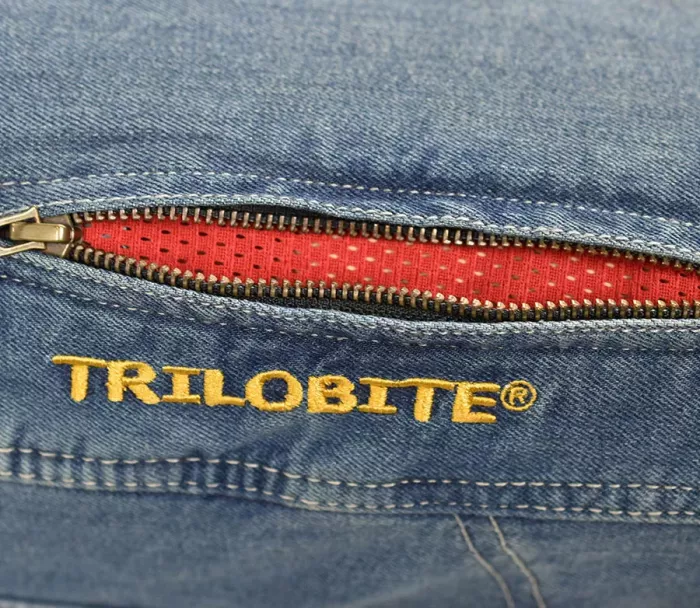 Damskie jeansy motocyklowe Kevlar Trilobite Parado slim fit poziom 2 rozmiar 26