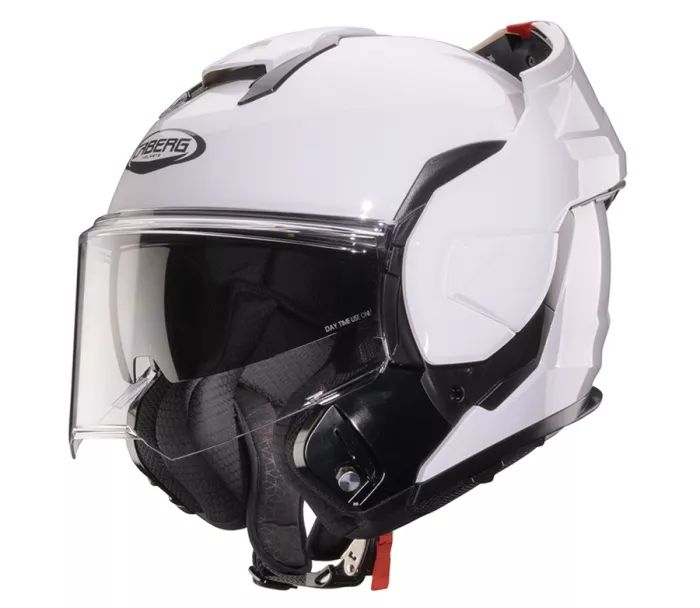 Kask motocyklowy typu flip-up Caberg Trip white