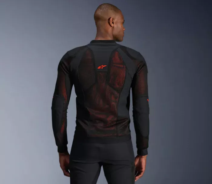 Kurtka motocyklowa Alpinestars Troop-Air Pro black/red fluo