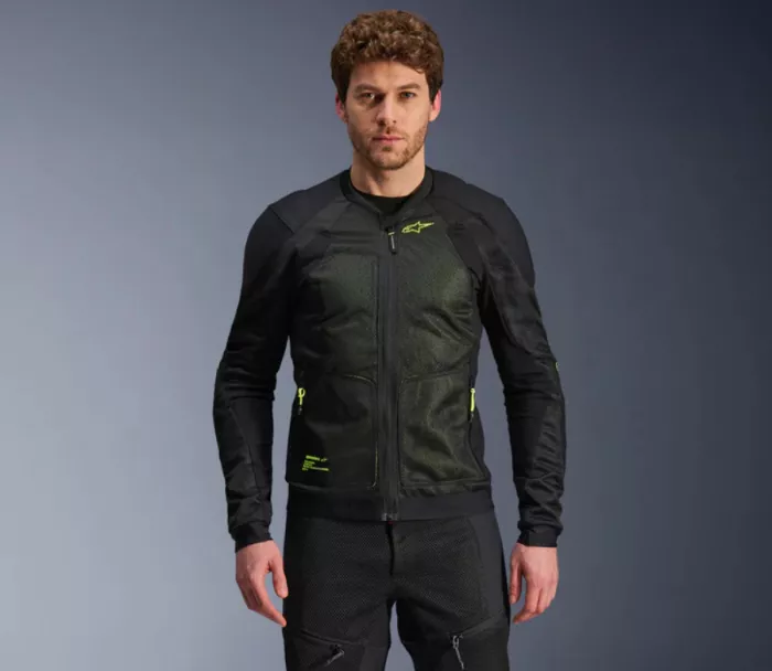 Kurtka męska Alpinestars Troop-Air dark black/fluo yellow