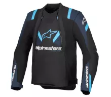 Kurtka motocyklowa Alpinestars T-Stunt black/dark blue/blithe blue