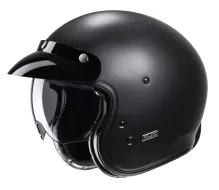 Kask retro HJC V31 Solid semi flat black