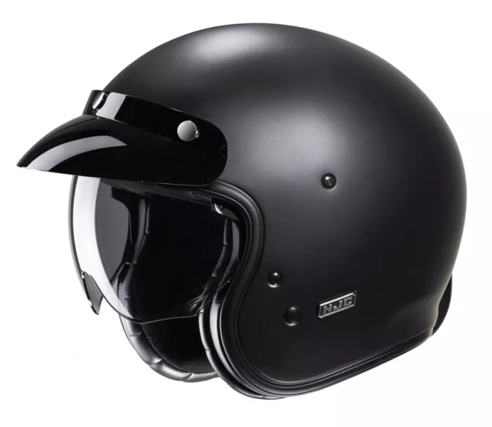 HJC V31 Solid semi flat black vel. L