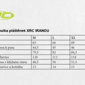 Płaszcz przeciwdeszczowy XRC 21102 Irandu żółty fluo