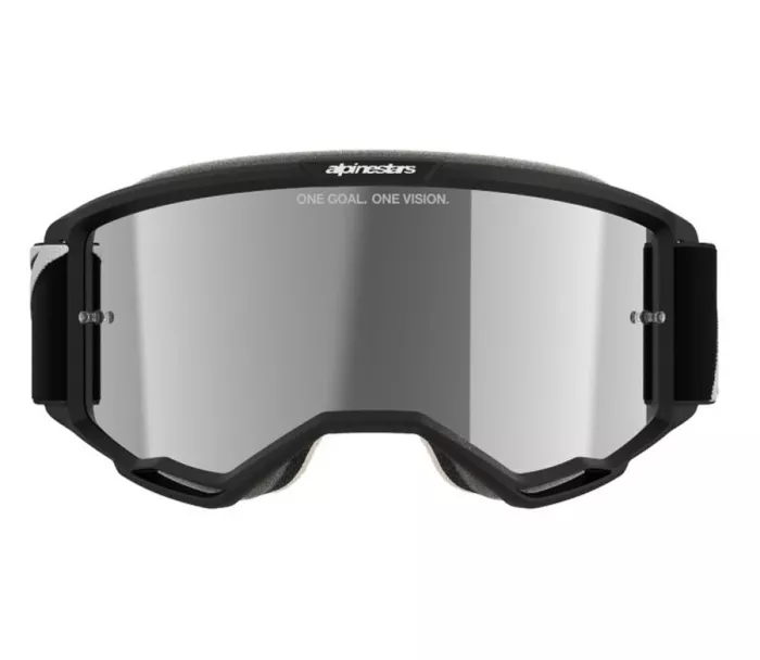 Gogle motocrossowe Alpinestars Vision 5 Corp black/mirror silver