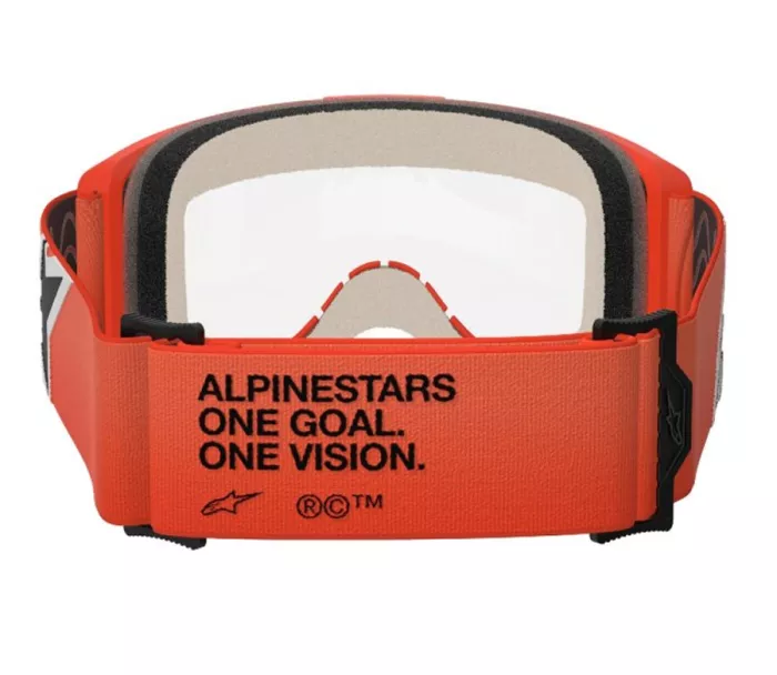 Gogle motocrossowe Alpinestars Vision 5 Corp orange/clear