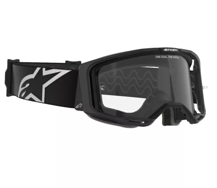 Gogle motocrossowe Alpinestars Vision 8 Corp black/clear