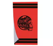 Von Dutch Serviette de plage skull orange 170x100cm