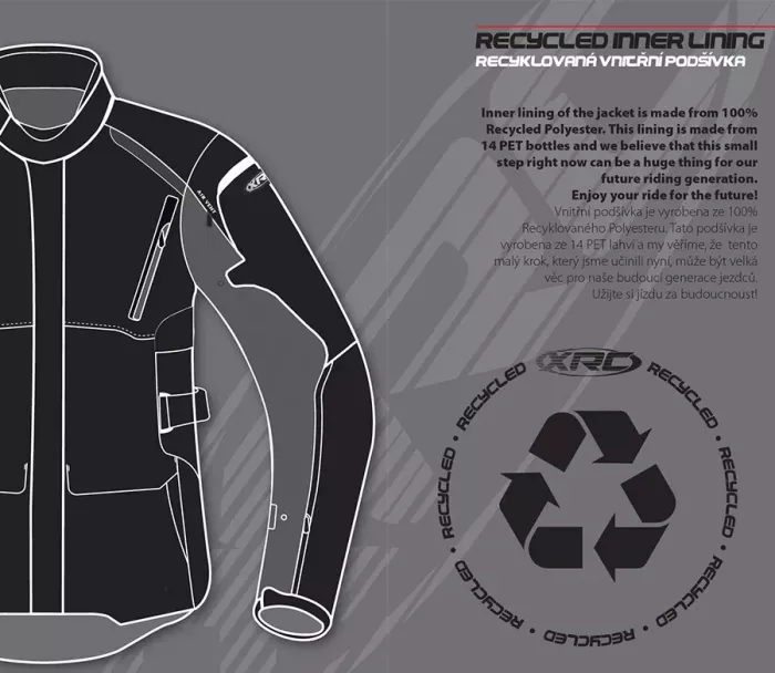 Kurtka motocyklowa XRC Winkle 2.0 WTP men adventure grey/black/blue/red