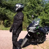 Damska kurtka motocyklowa XRC Winkle 2.0 WTP adventure black rozmiar XS