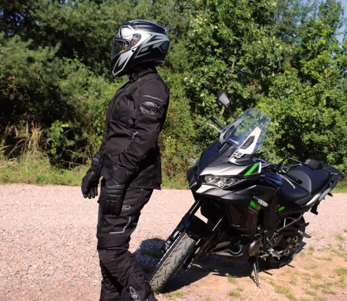 Damska kurtka motocyklowa XRC Winkle 2.0 WTP adventure black rozmiar XS