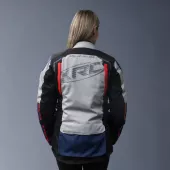 Kurtka motocyklowa damska XRC Winkle 2.0 WTP ladies adventure jacket black/grey/blue/red