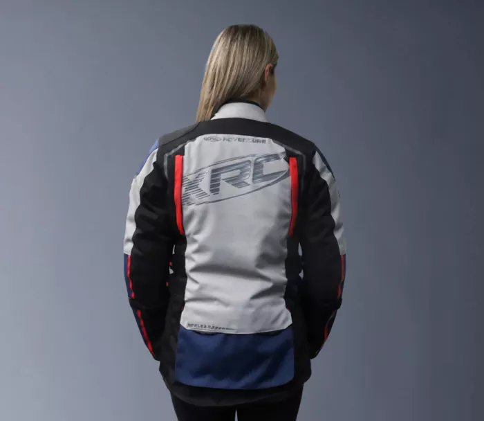 Kurtka motocyklowa damska XRC Winkle 2.0 WTP ladies adventure jacket black/grey/blue/red
