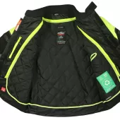 Damska kurtka motocyklowa XRC Winkle WTP blk / szara / fluo