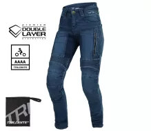 Spodnie damskie Trilobite Parado doublelayer AAAA slim fit jeans blue level 2 (rozszerzony)